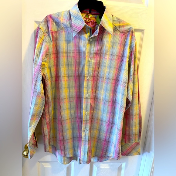 Robert Graham Men’s Dress Shirt- Large - Picture 1 of 7